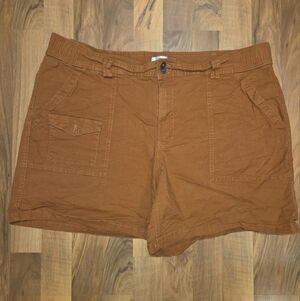 Burnt orange shorts, size 20, Time and Tru